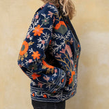 Suzani Jakke - Navy Blue