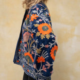 Suzani Jakke - Navy Blue
