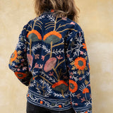 Suzani Jakke - Navy Blue