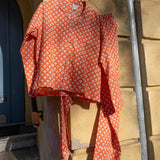 Pyjamas Blockprint - Tangerine
