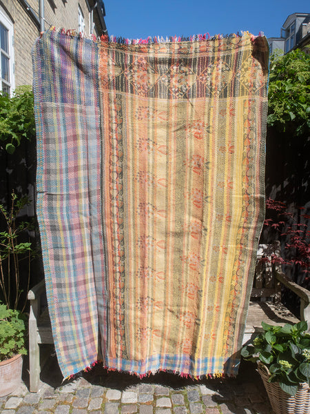 Indian Kantha Bedspread - 409