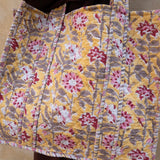 Tove Tote - Quilted Blockprint - Yellow