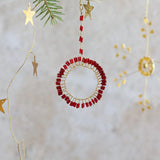 Indian Christmas - Brass Heart Hanger