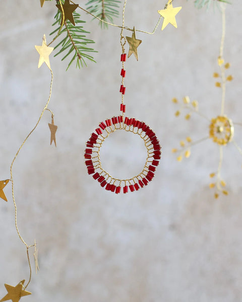 Indian Christmas - Red Ornament