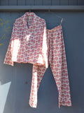 Pyjamas Blockprint - White