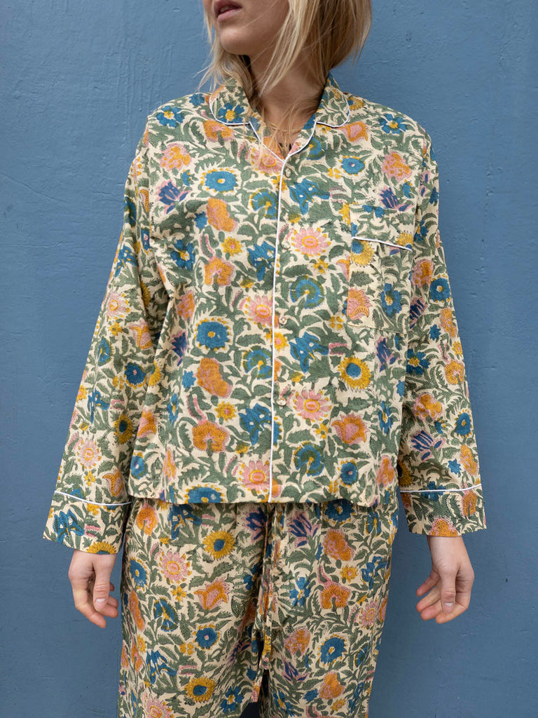 Pyjamas Blockprint Wild Garden Craftsisters pyjamas-blockprint-wild-garden-craftsisters