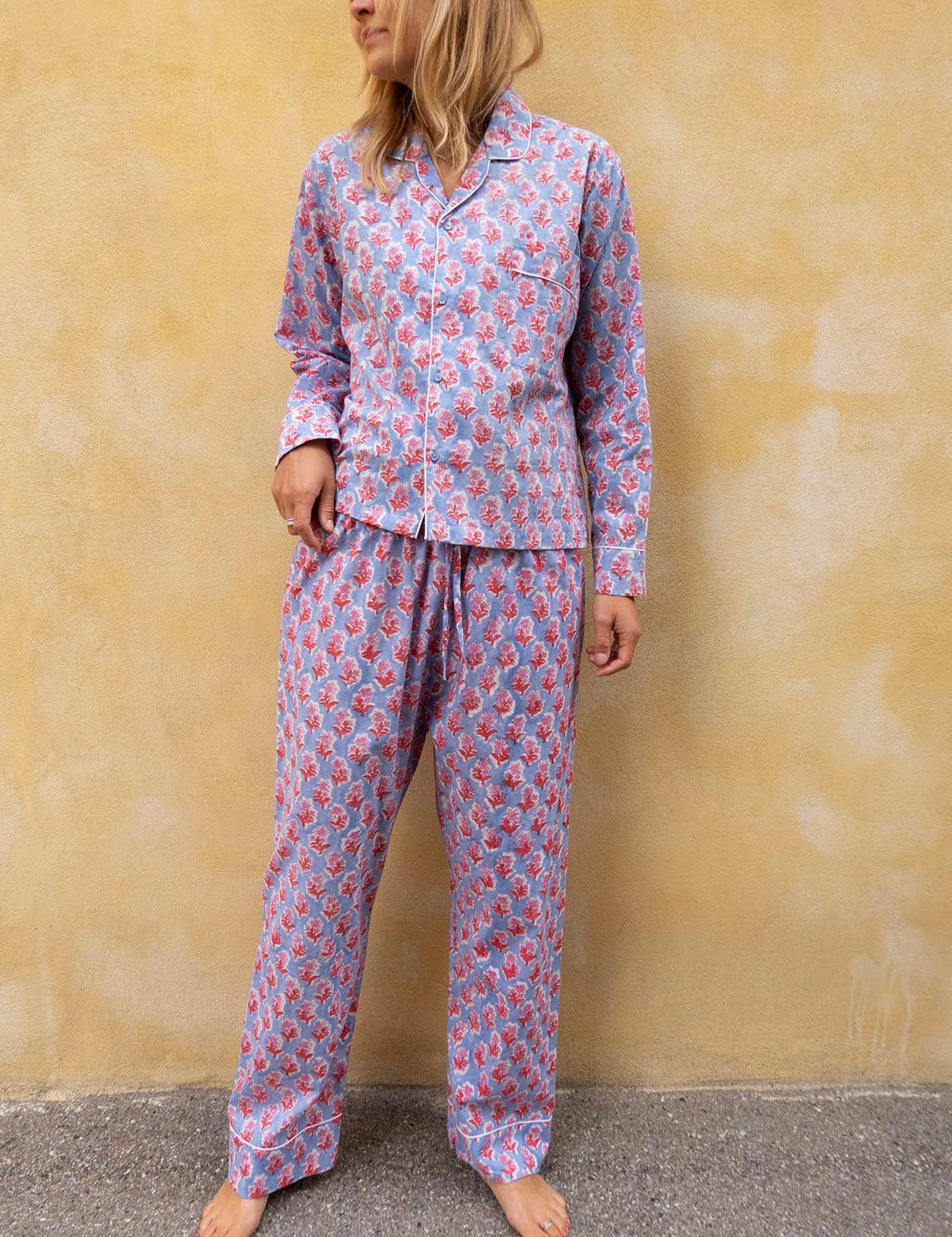 Pyjamas Blockprint - Winter Candy