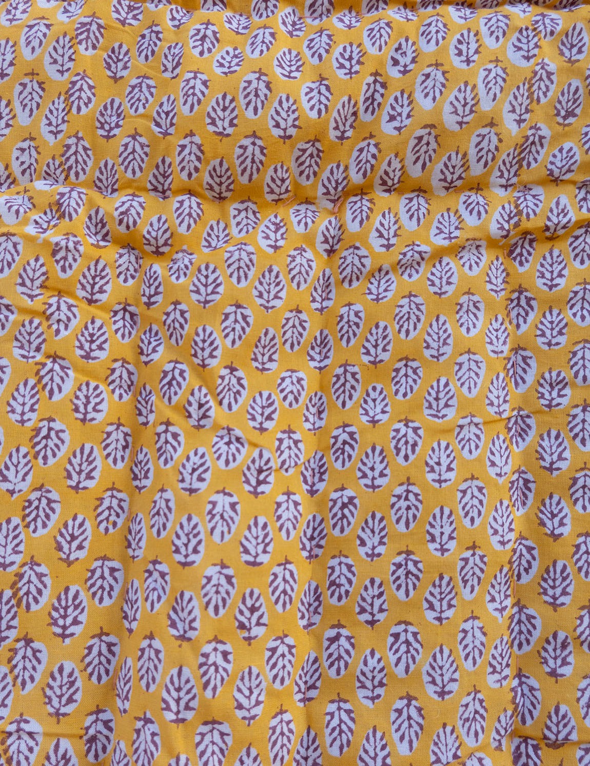 Quilted baby blanket - Yellow/Pink