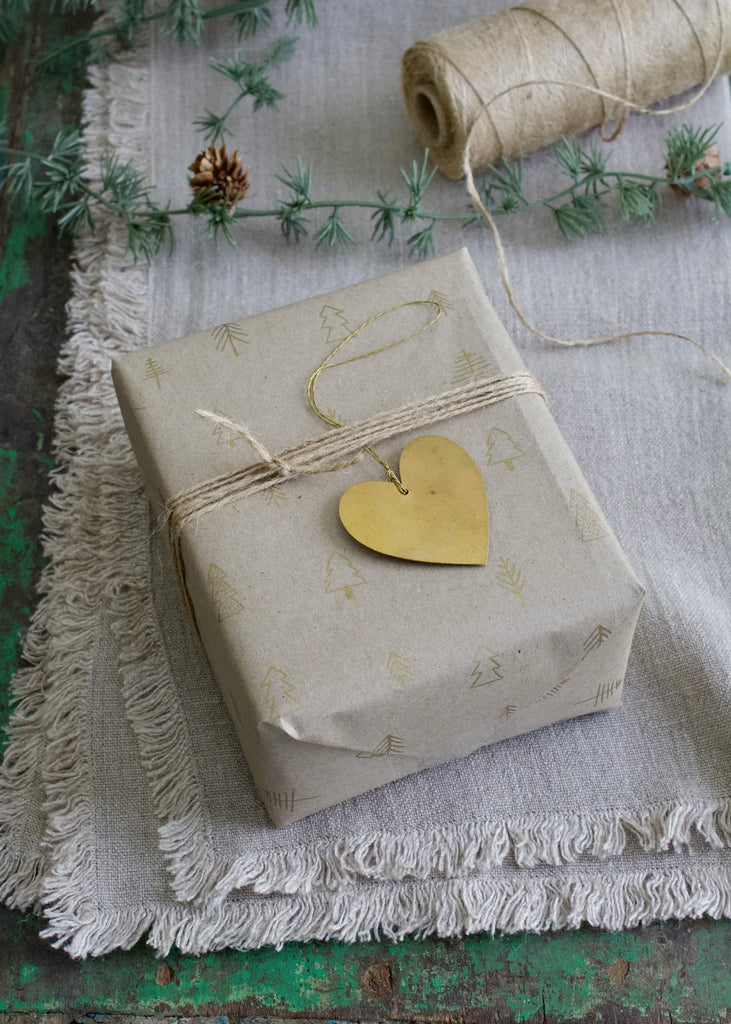 Indian Christmas - Heart Tag