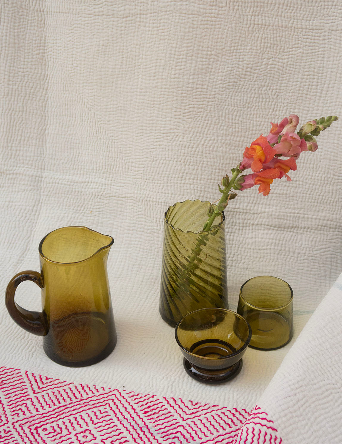 Beldi Mini Pitcher - Amber