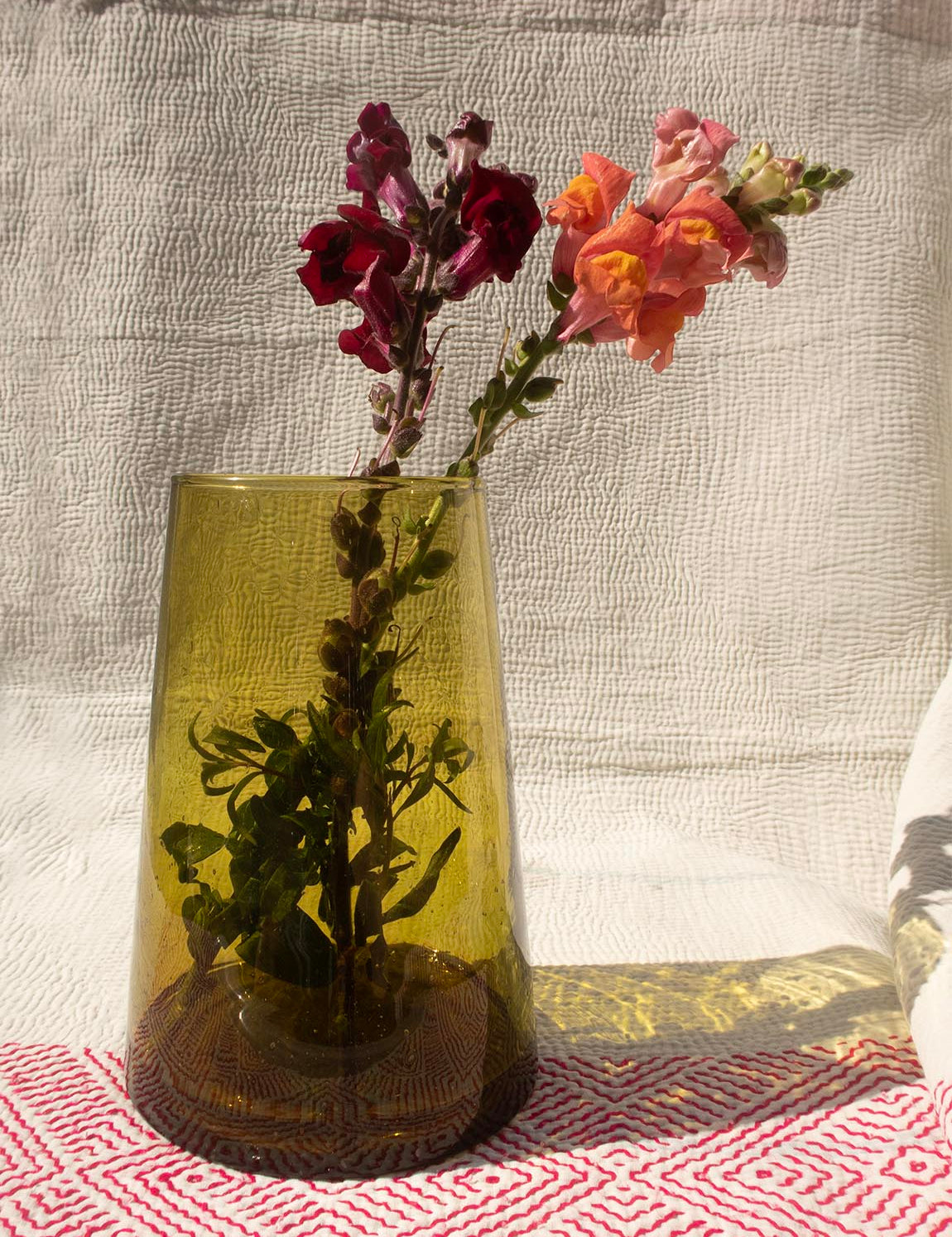 Beldi Cone Vase - Amber