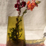 Beldi Cone Vase - Amber