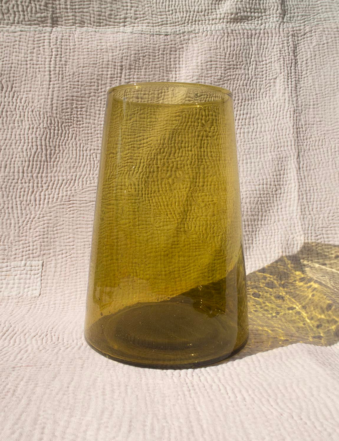 Beldi Cone Vase - Amber