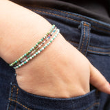 Bracelet Mineral Stones - Turquoise Mix