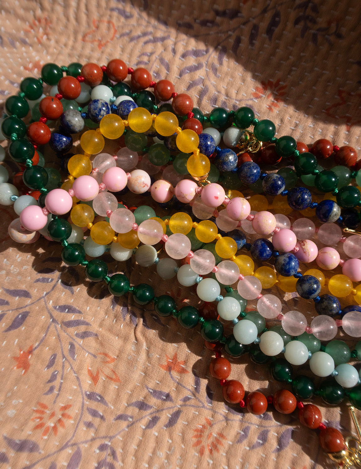 Aunties Necklace - Green Onyx