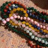 Aunties Necklace - Green Onyx