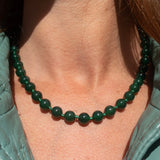 Aunties Necklace - Green Onyx