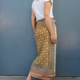 Bagru Scarf - Honey