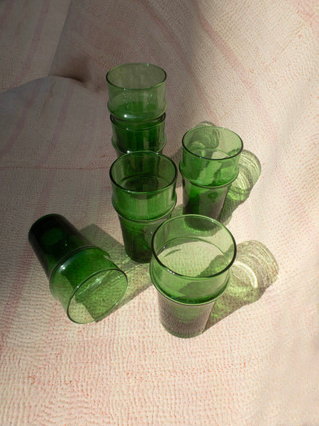 Beldi Glass Green M - 6 pcs.