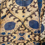 Silky Flower Kimono - Blue