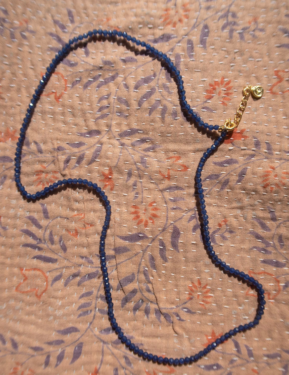 Mineral Necklace - Blue Chalcedony