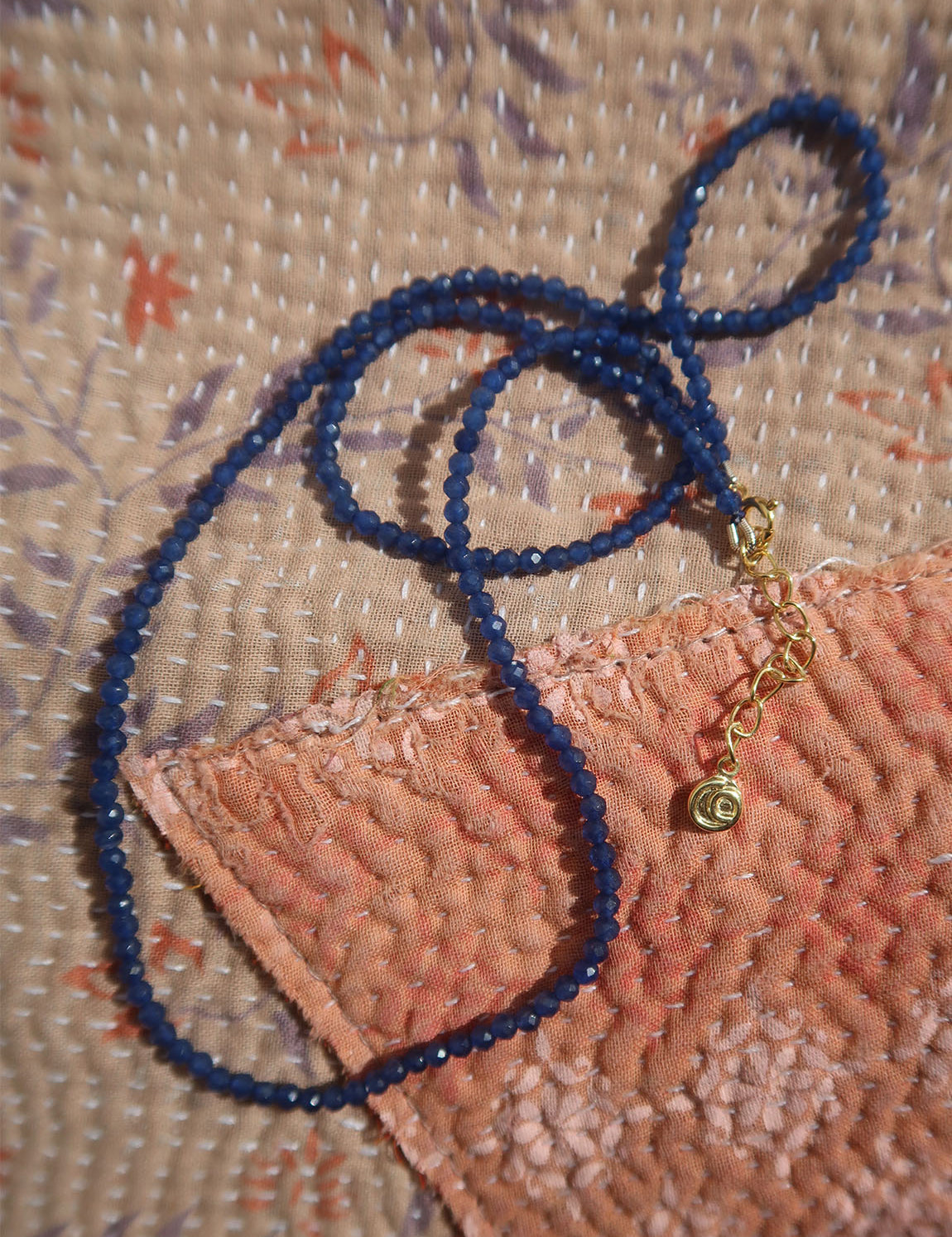 Mineral Necklace - Blue Chalcedony