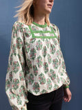 Blouse Lace No. 7 - Bright Green