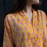 Pyjamas Blockprint - Butter Yellow