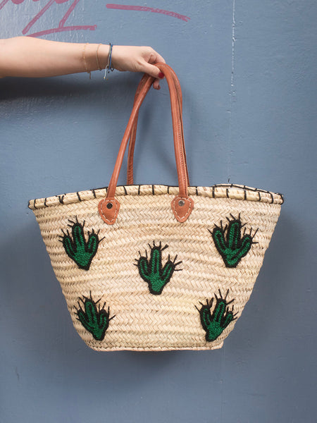 Straw Bag #4 - Cactus