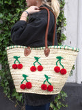 Straw bag #2 - Cherry