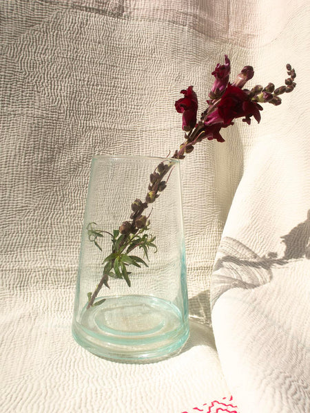 Beldi Cone Vase - Clear