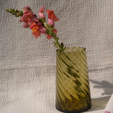 Small Beldi Vase Swirl - Amber