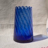 Small Beldi Vase Swirl - Blue