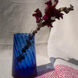 Small Beldi Vase Swirl - Blue