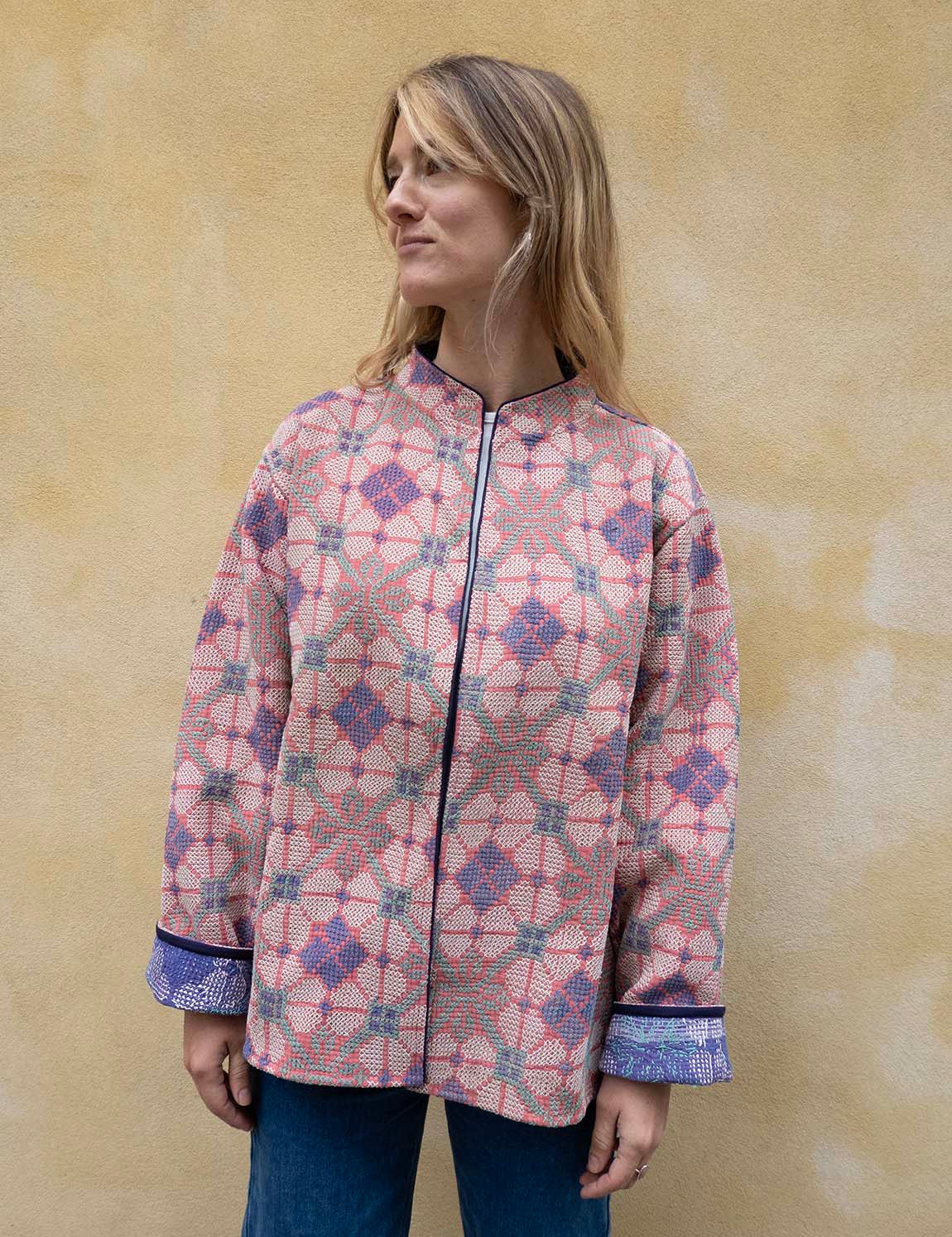 Kantha Crossstitch Jacket - 1