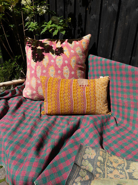 Indian Kantha Bedspread - 410