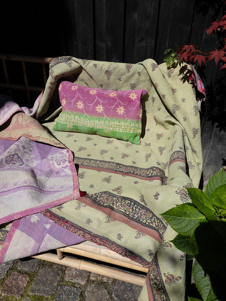 Indian Kantha Bedspread - 410