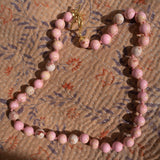 Aunties Necklace - Pink Turquoise