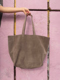 Suede Shopper Behind Marrakech - Red