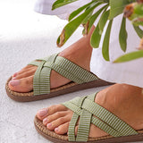 Shangies Sandal Woman #1 - Green Leaves