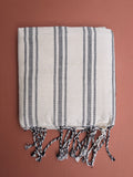 Hammam Towel - Grey Stripe