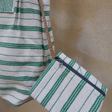 Nepal Stripe Bag - White/Green