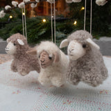 Nepali Felt Sheep - Grey