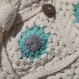 Bali Bag Shopper - White / Turquoise
