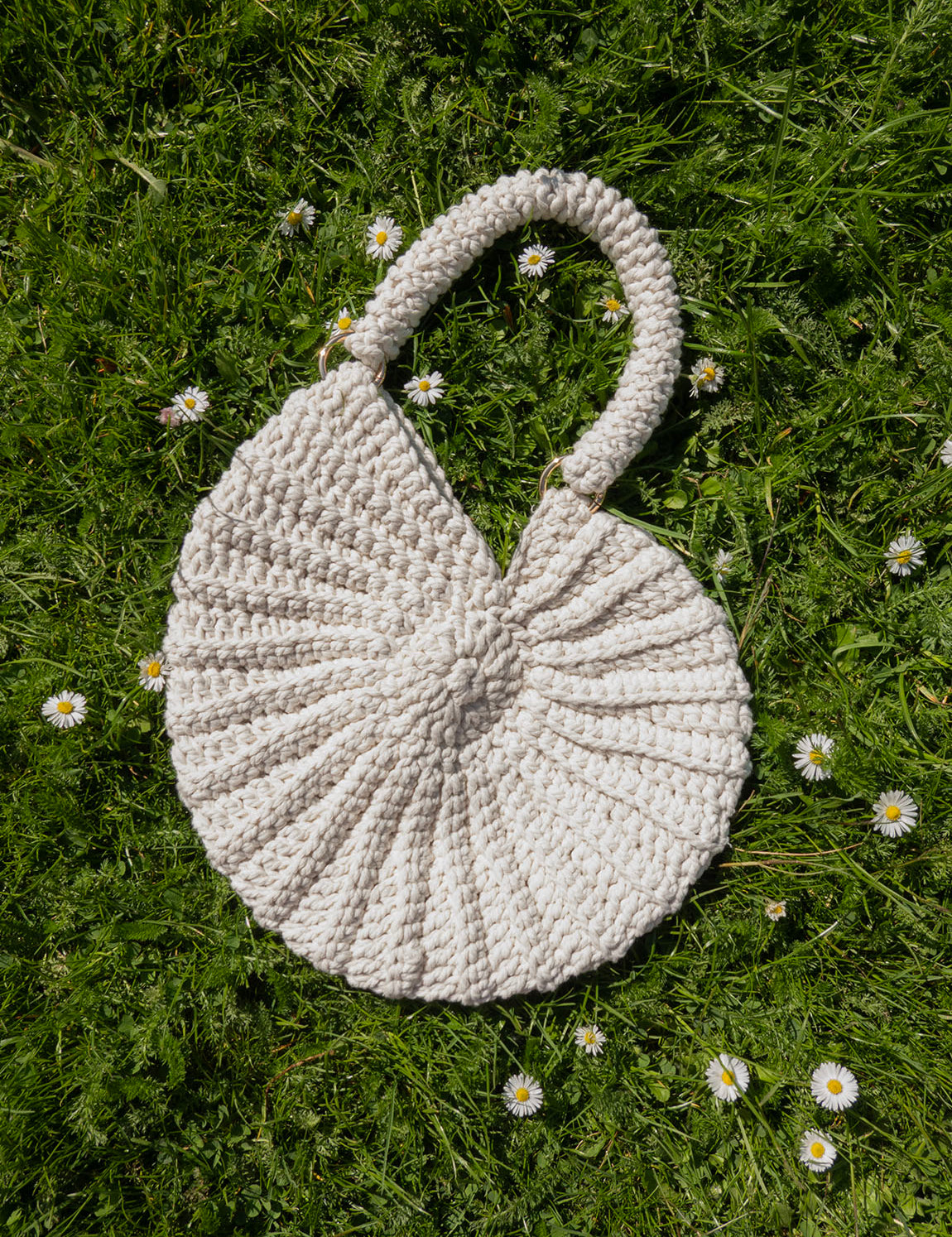 Bali Bag - White Spiral
