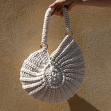 Bali Bag - White Spiral