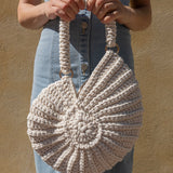 Bali Bag - White Spiral