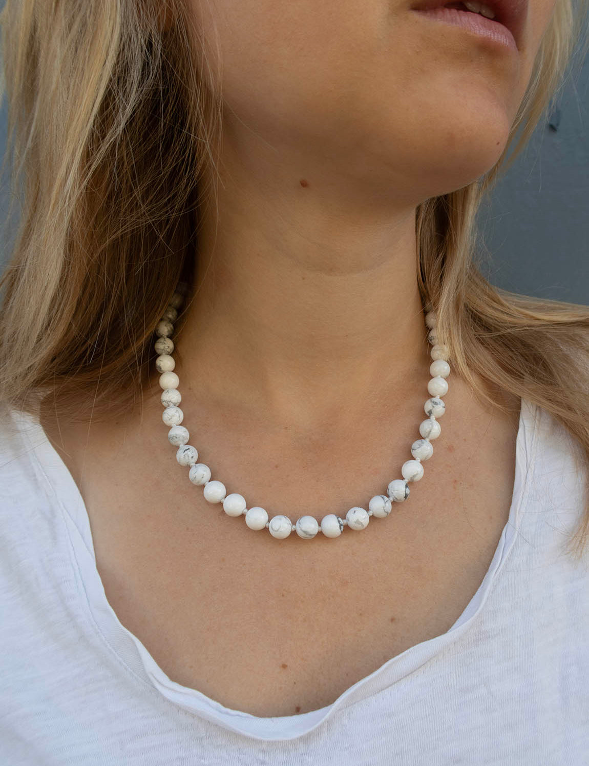 Aunties Necklace - Howlite