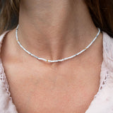 Necklace Mineral Stones - Howlite