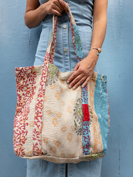 Kantha Tote - 11